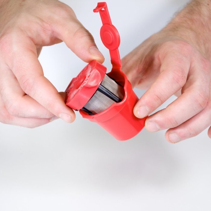 Advance Kcup Taste Enhancer K Cup Stainless Steel Gold Tone Filter