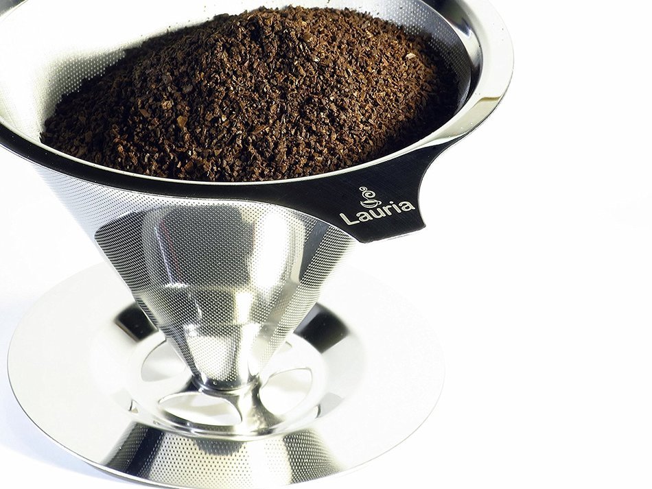 Premium Pour Over Coffee Dripper Stainless Steel Coffee Filter and