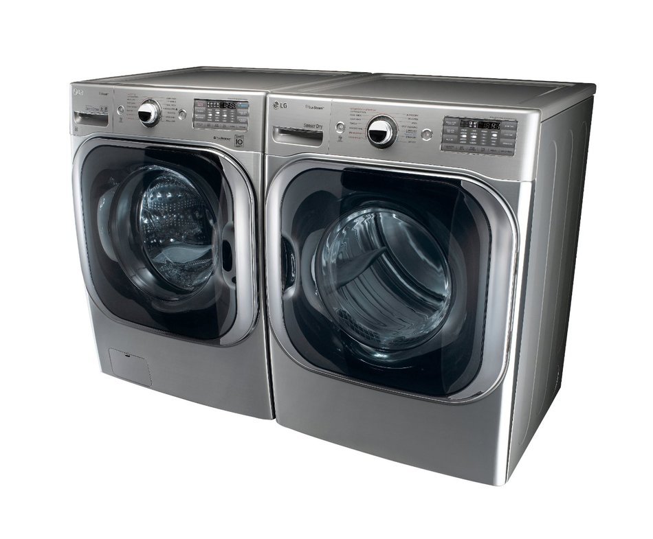 LG Titan Laundry Pair MEGA CAPACITY *Graphite Steel* Washer and GAS