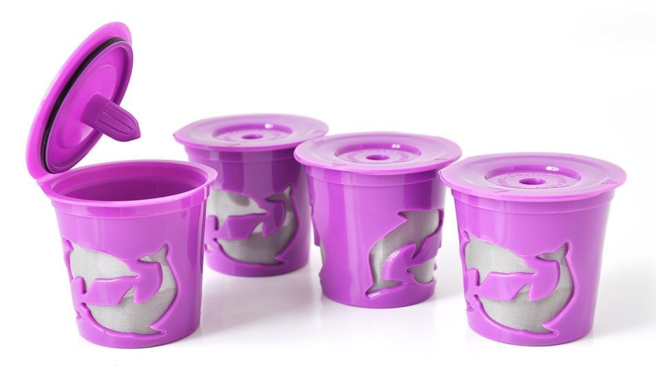 FANOR Reusable K Carafe & K Cup Coffee Filter Pod Combo for Keurig 2.0