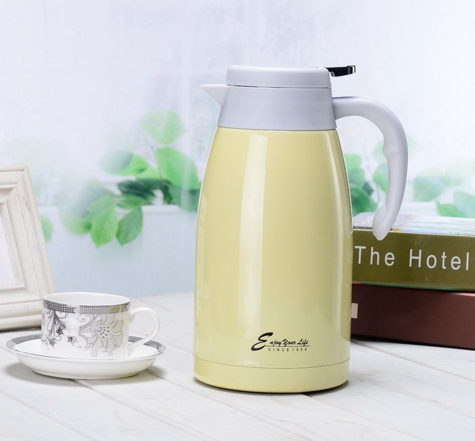 AMYAMY Thermal Carafes 70 Ounce Vacuum Insulated Thermal Coffee Carafe