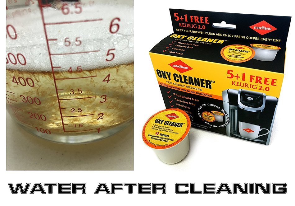 Keurig Cleaning Cups, Stain Remover, Biodegradable, Non Toxic, Coffee