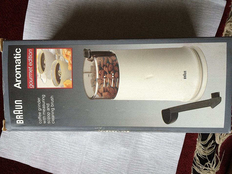 Braun Aromatic Coffee Grinder "Gourmet Edition" (Model KSM 4) N3 free