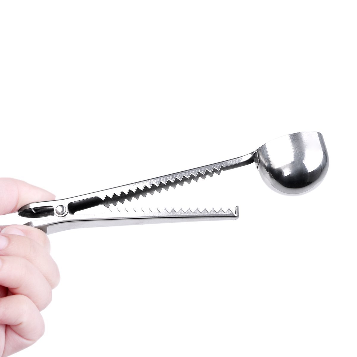Delidge Coffee Scoop/Spoon with Bag Clip, Stainless Steel Measuring