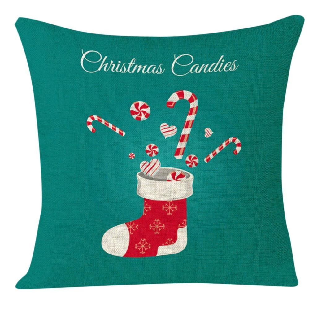 Christmas Pillow Case,Beautyvan Xmas Christmas Festival Sofa Home