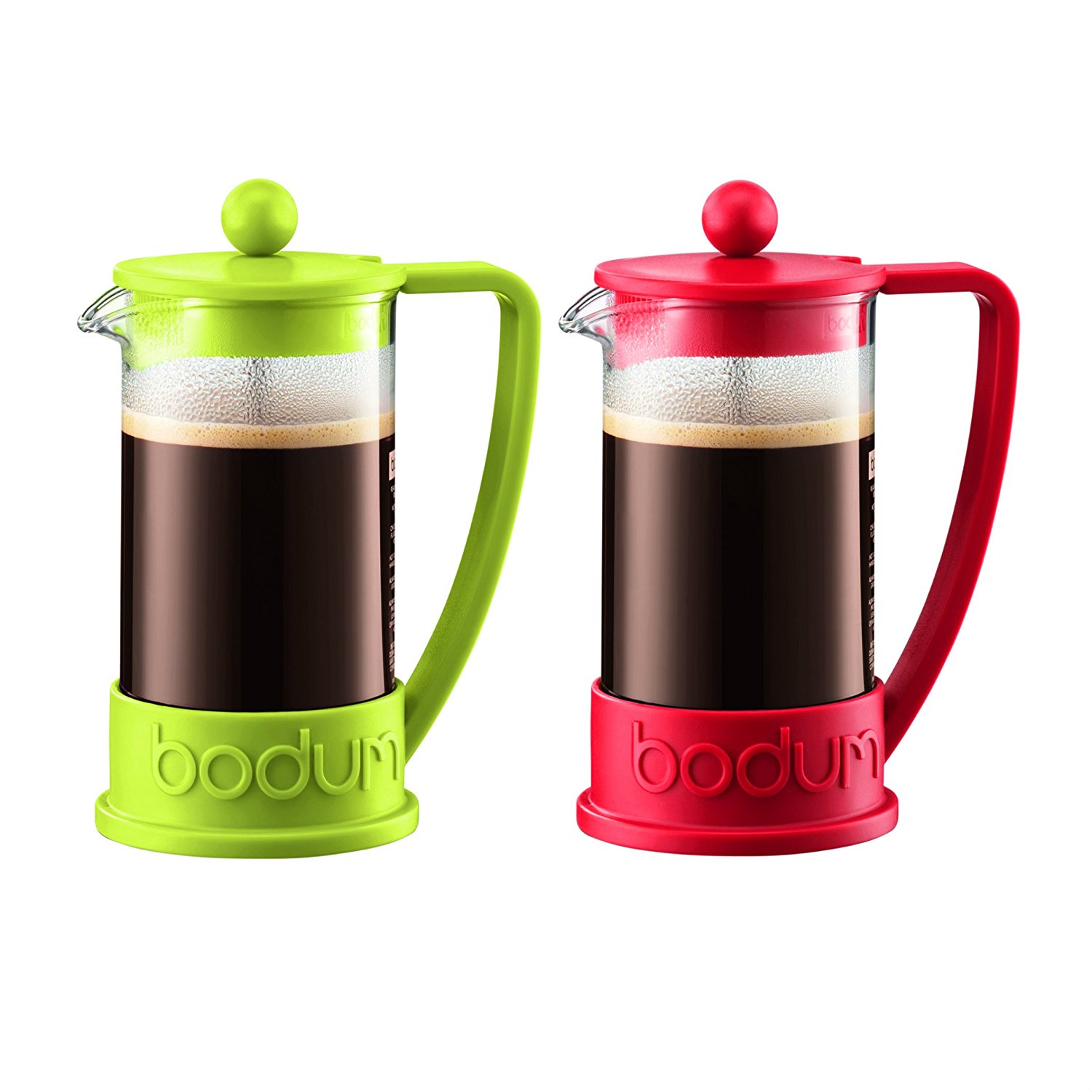 Bodum Brazil Three Cup French Press Coffee Maker Red N4 free image