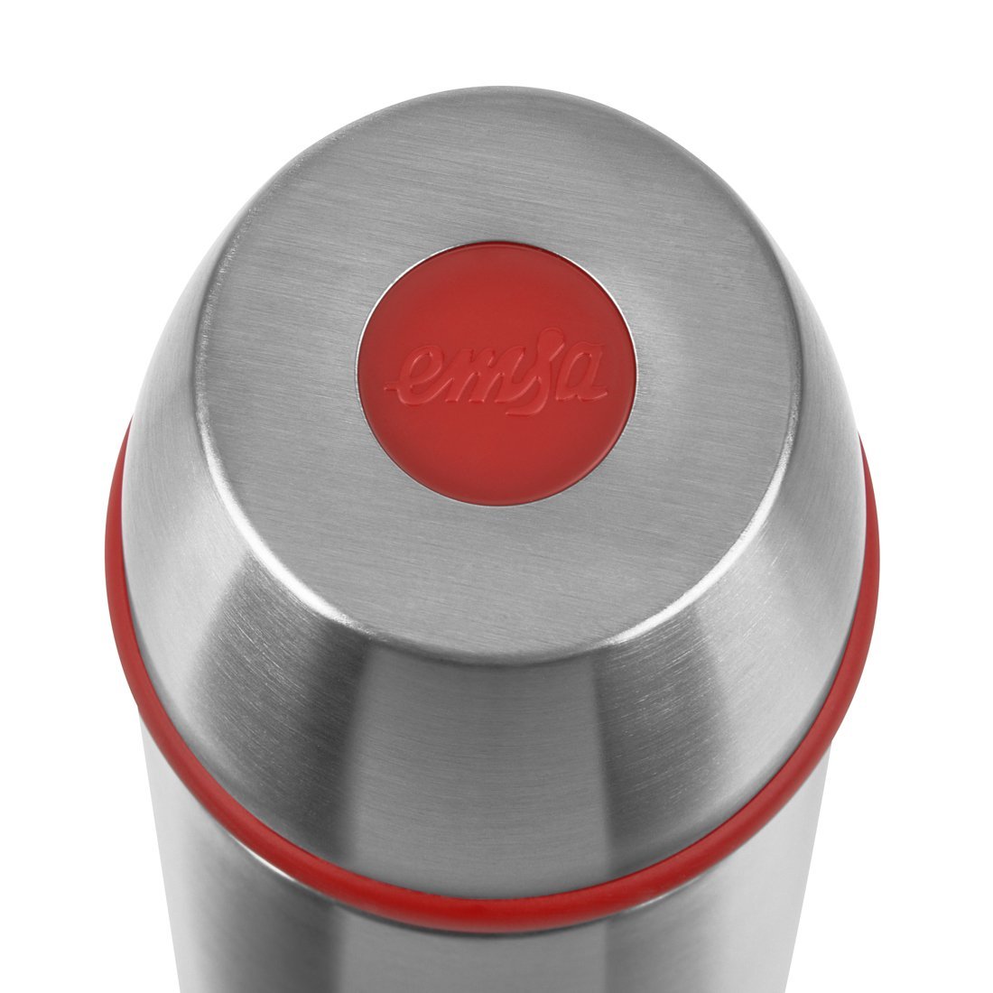 Emsa Thermos Flask "Captain" 11.83 fl. oz. of Stainless Steel, Silver