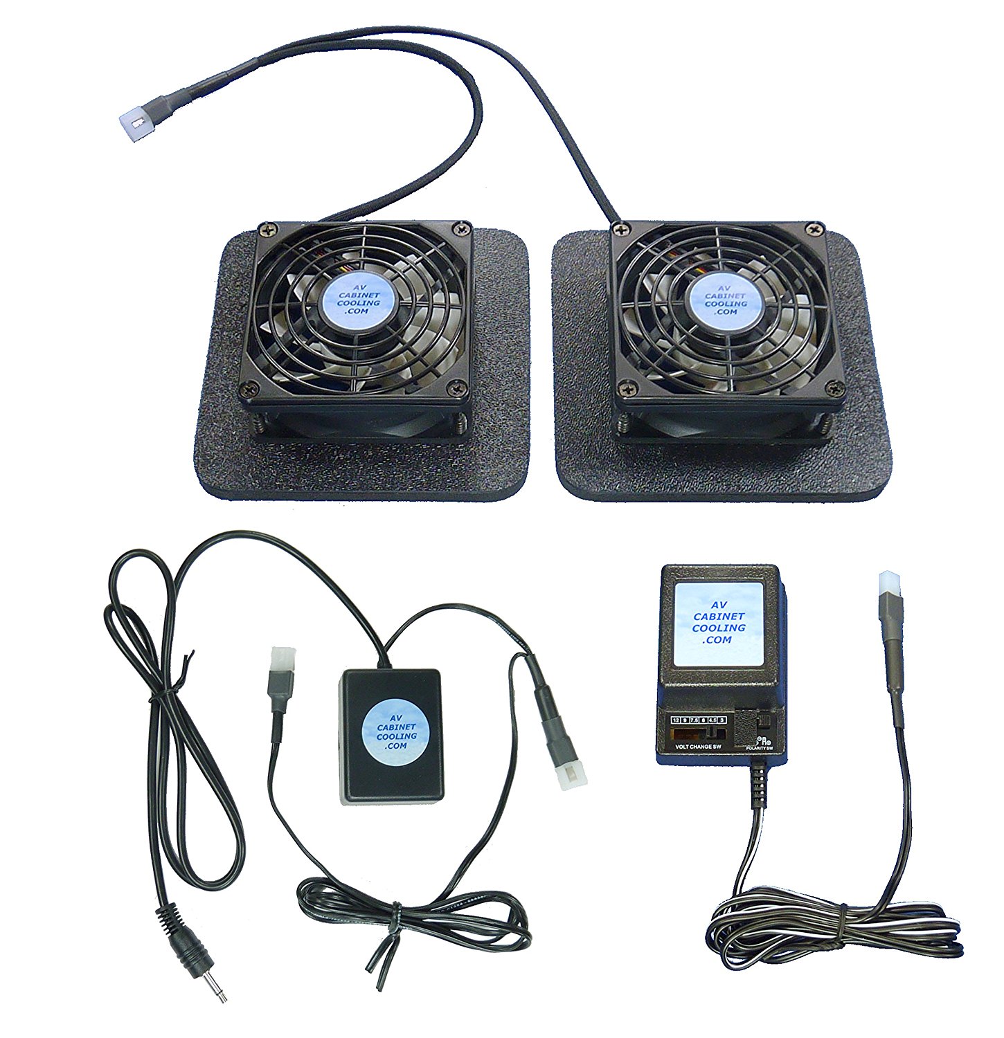 Receiver/Amplifier 12v triggercontrolled cooling fans/enlarged Airchamber bases & multispeed N4