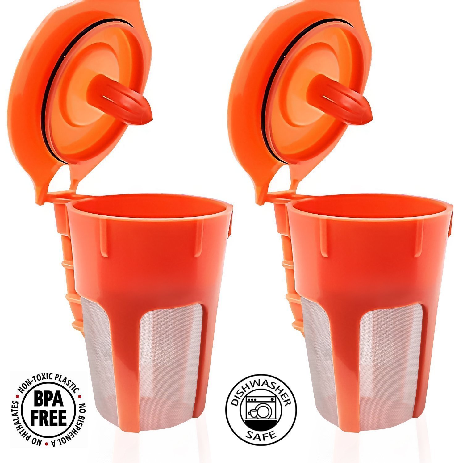 Fill N Save 2 Pack Reusable Carafe KCups. Reusable coffee filter for the Keurig 2.0, K200, K300