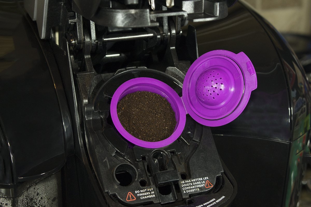 EZFil 2.0 4 Refillable and Reusable Gold Mesh KCups Coffee Filters Replacement for Keurig 2.