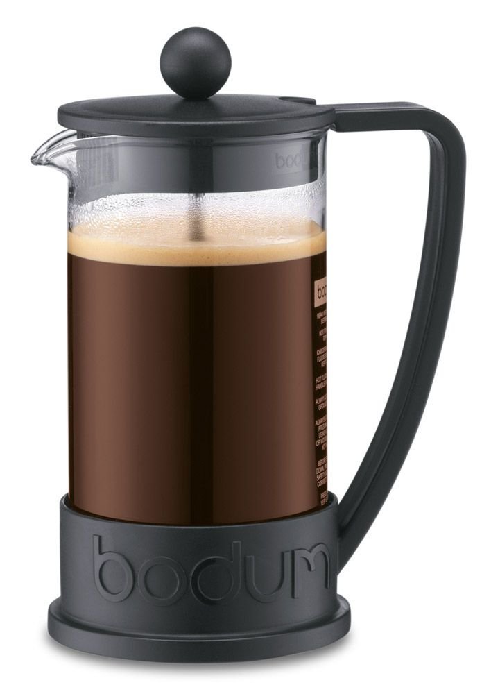 Bodum French Press Coffee Maker (12 Oz) & Dallmayr French Press Coffee