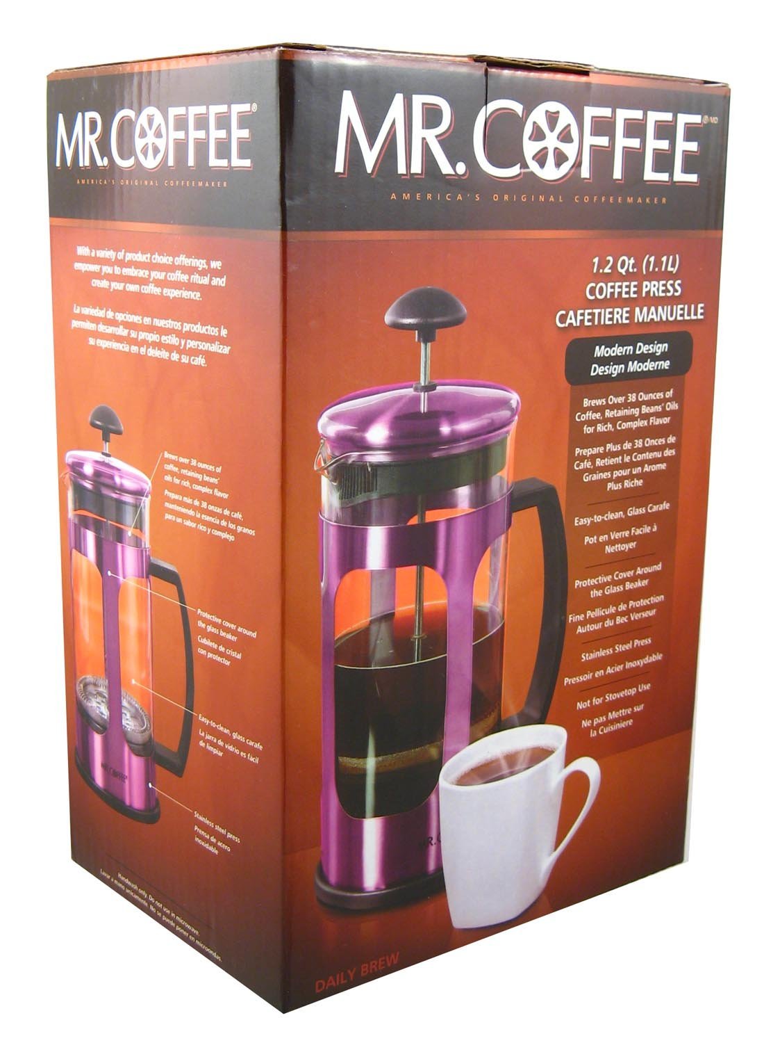 Mr. Coffee Coffee Press Cafetiere Manuelle N2 free image download
