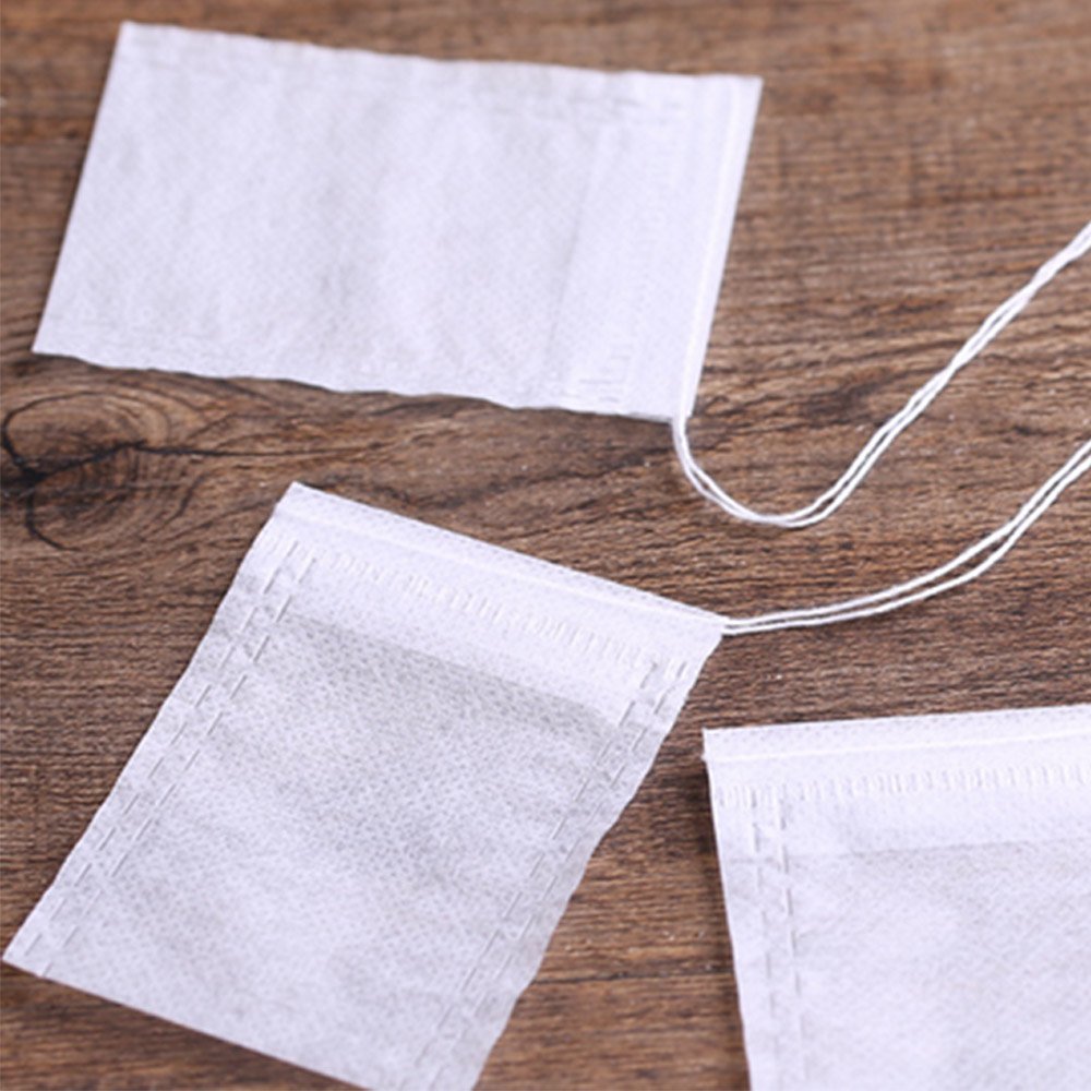 Gosear 100 PCS Disposable Tea Bag Drawstring Seal Filter Tea Bag 5.5 x