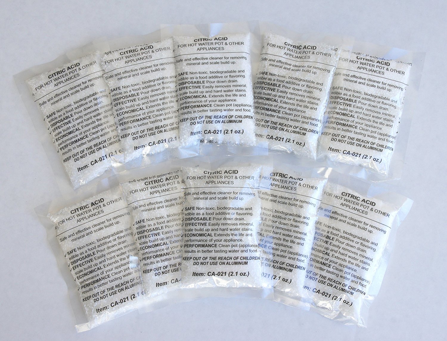 SPT CA021 Citric Acid (Water Pot Cleaner) 10 Packs N2 free image download