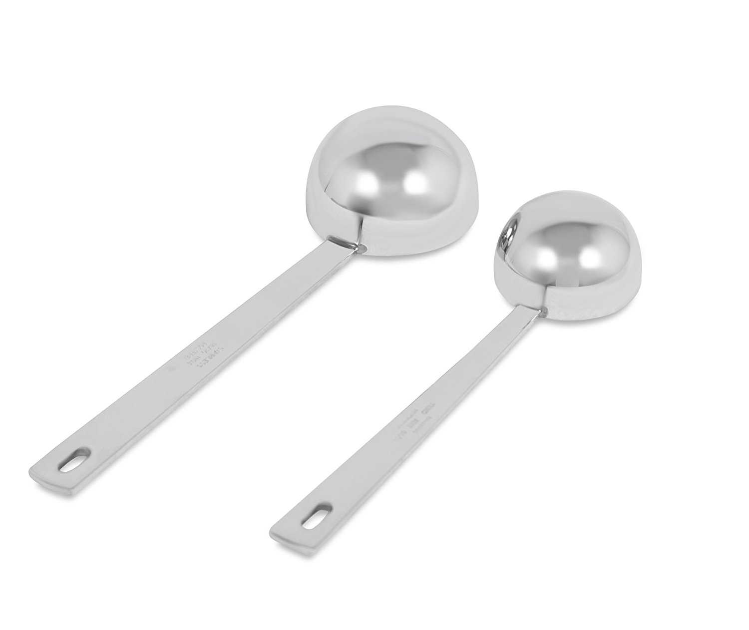 Best Set of 2 Stainless Steel Coffee Scoop Tablespoon Set