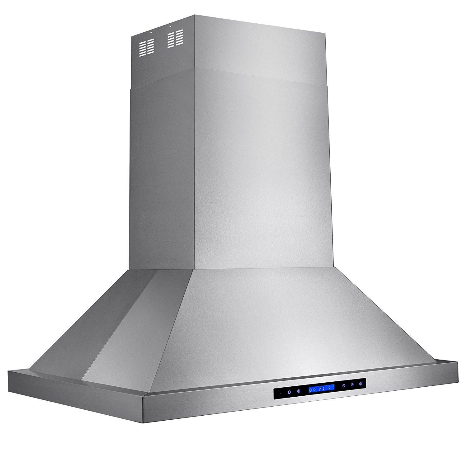 AKDY® 42" Stainless Steel Island Mount Range Hood Touch Screen Display