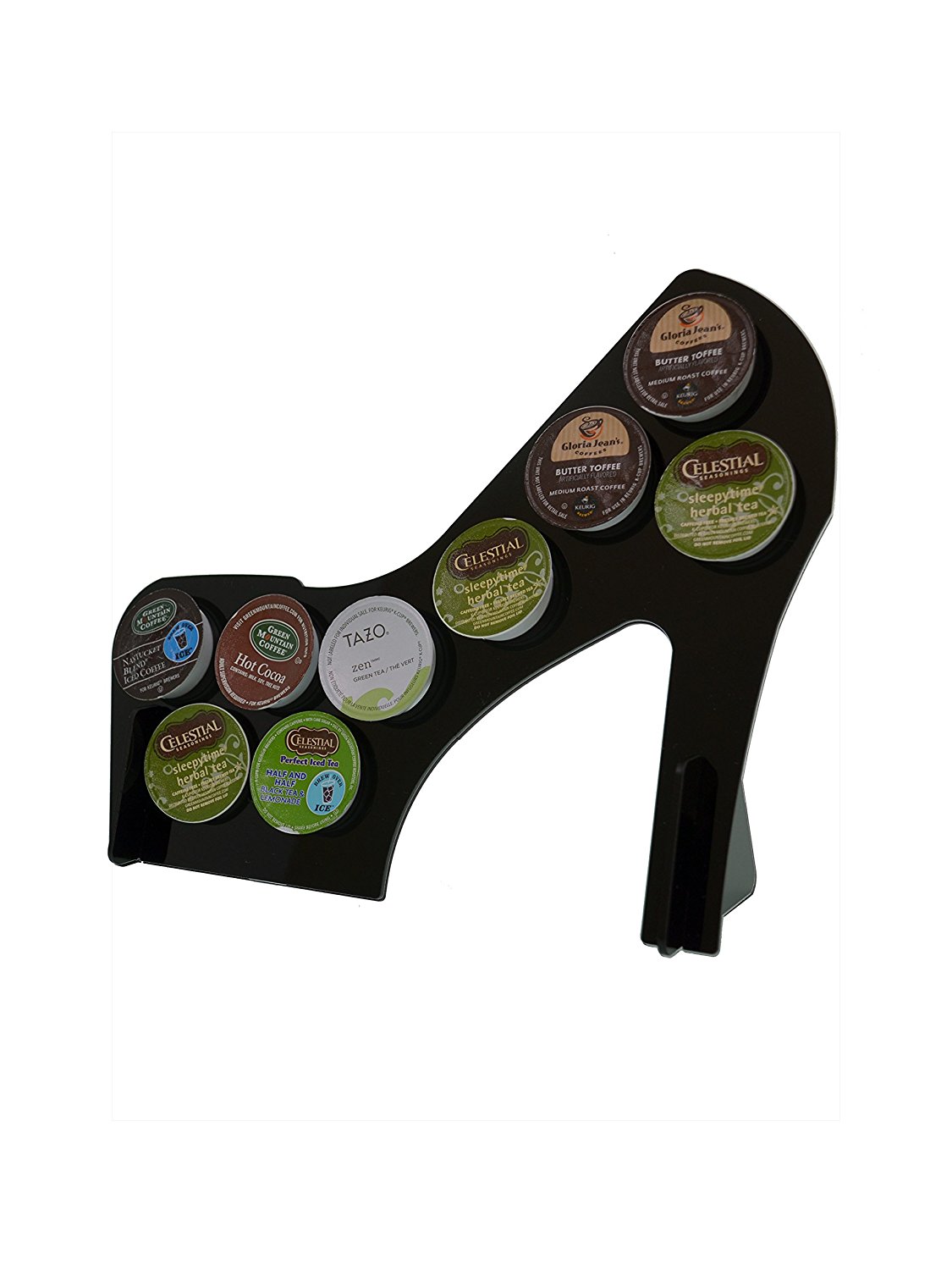 Marketing Holders Black High Heel 9 K Cup Dispenser Coffee Keurig tree