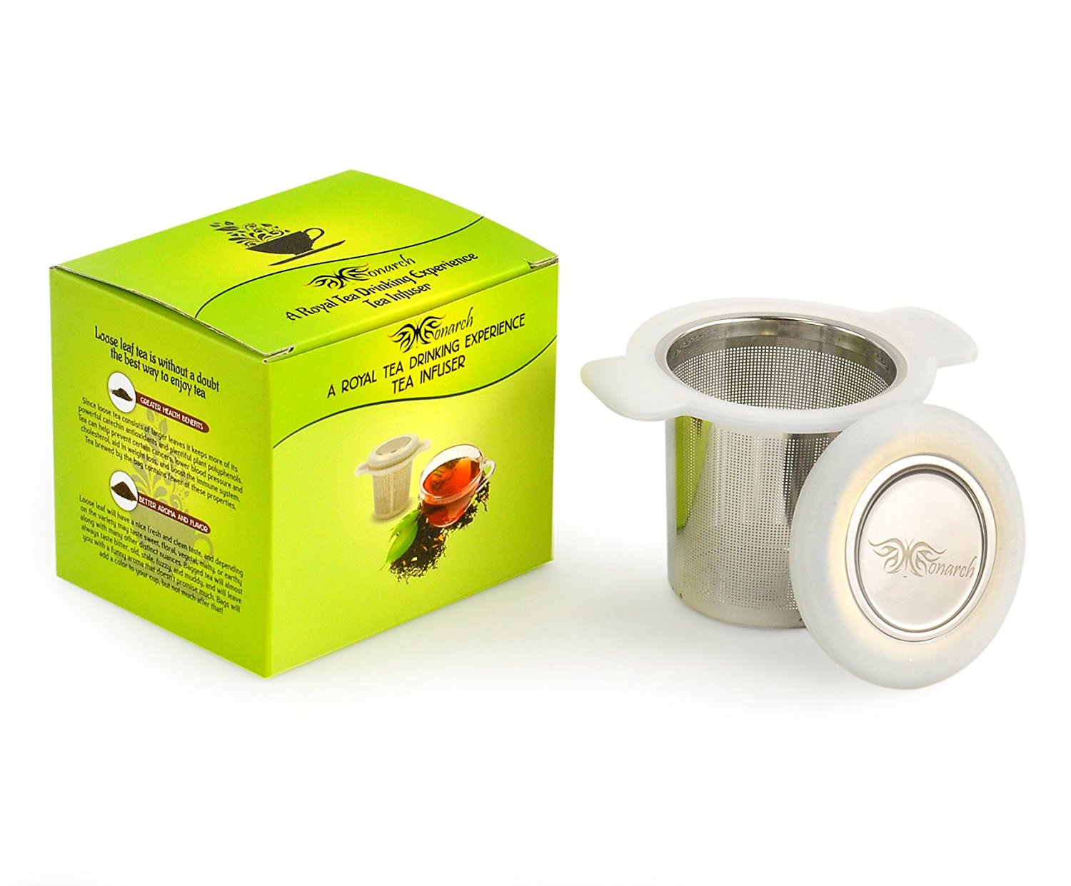 Loose Leaf Tea Infuser / Extra Fine Filter / Large Strainer Basket