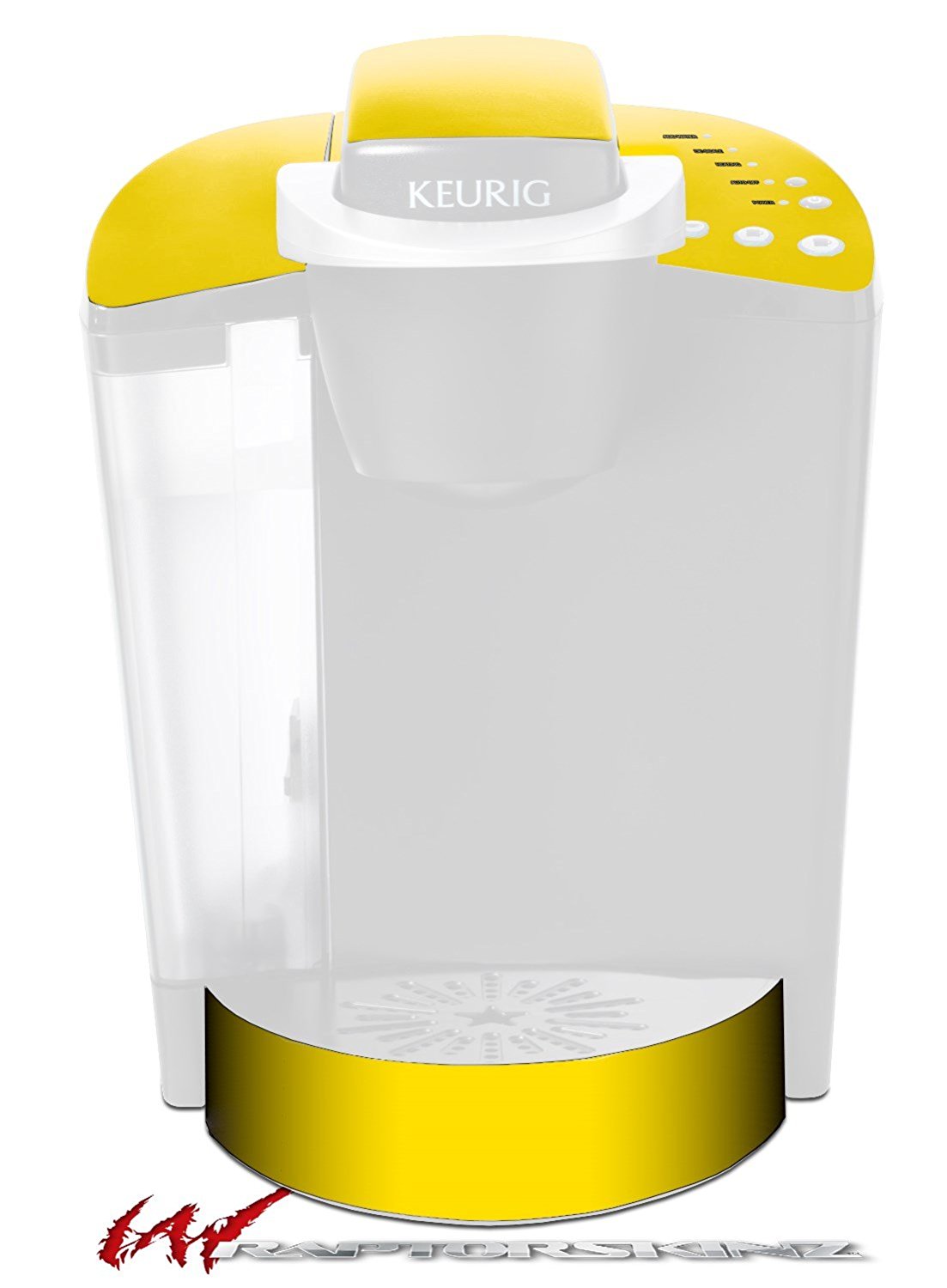 Solids Collection Yellow Decal Style Vinyl Skin fits Keurig K40 Elite