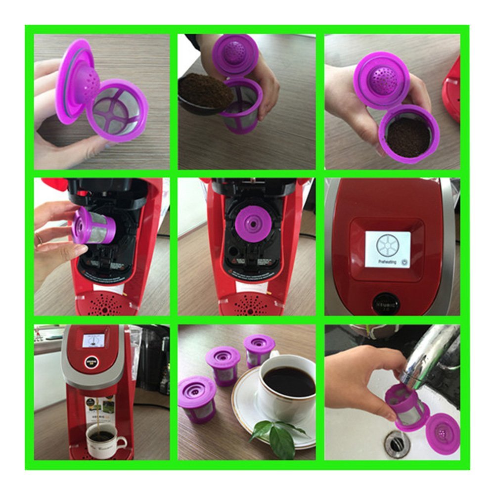 Reusable KCup Coffee Pod Filter for Home Restaurant Coffee and French