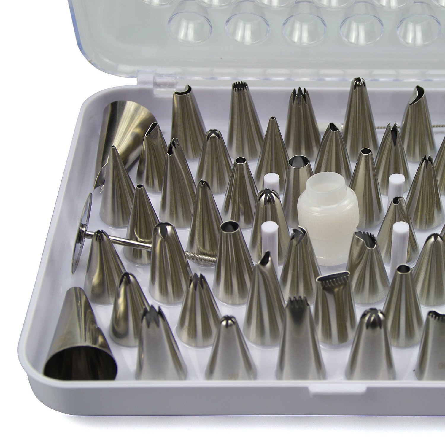 Icing Bag Set,PEMOTech 4 Sizes Reusable Silicone Cake Decorating Pastry Bags, Cream Icing Piping