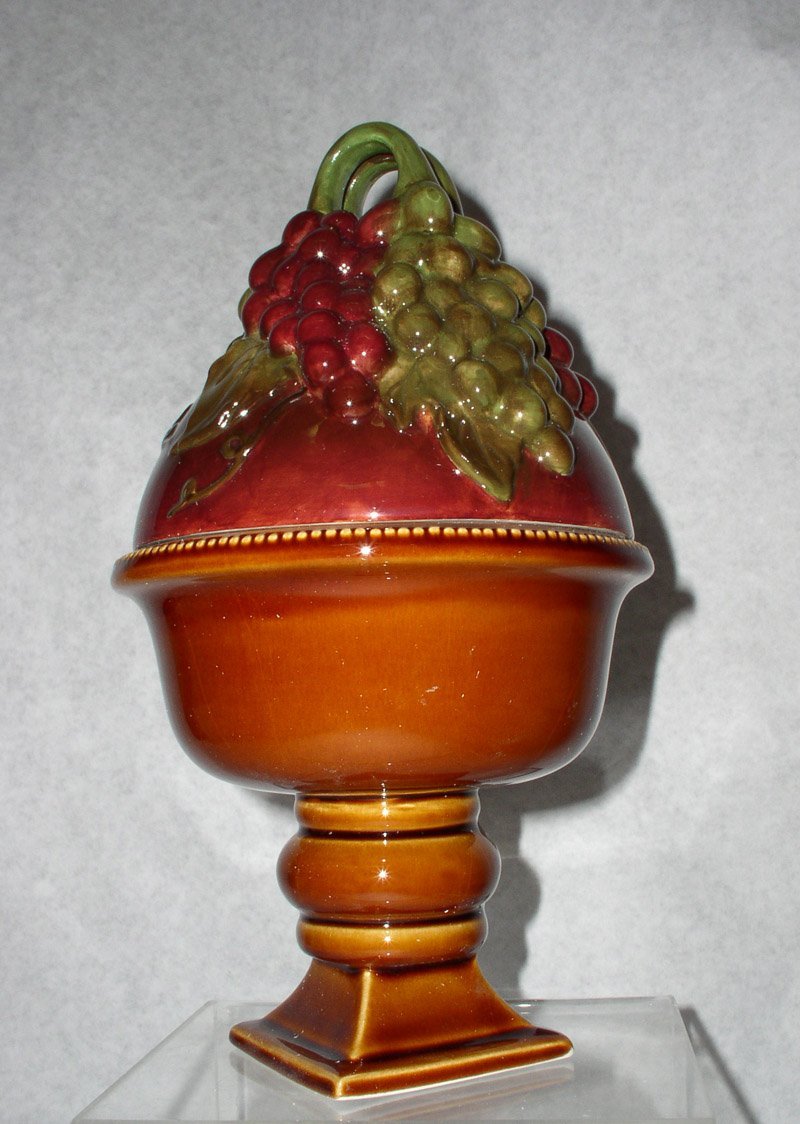 Grasslands Road Tuscan Traditions Grapevine Candy Bowl with Lid free