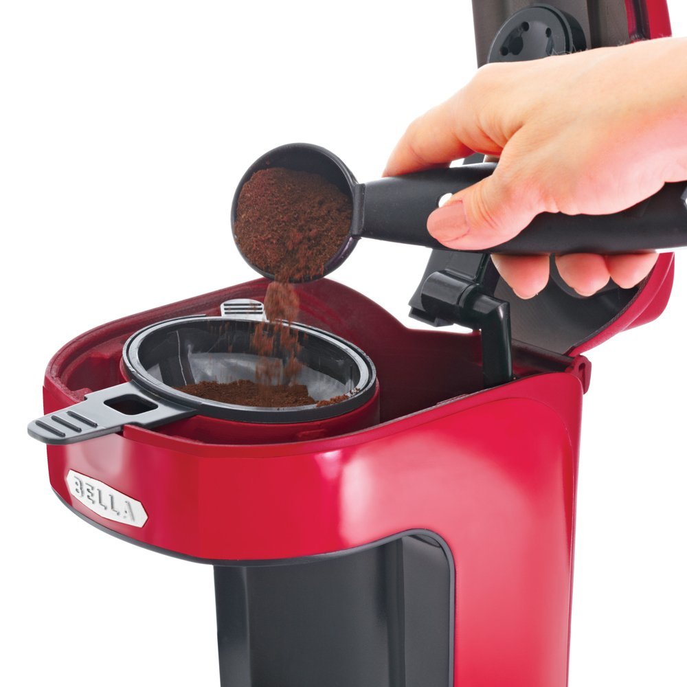 BELLA One Scoop Single Serve Personal Coffee and Tea Maker, color