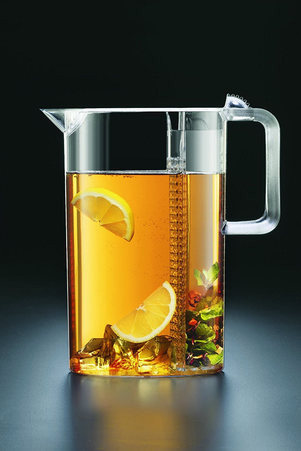 Bodum 1061910, Ceylon Ice Tea Jug with Filter, 3.0 l, 101 oz., Clear