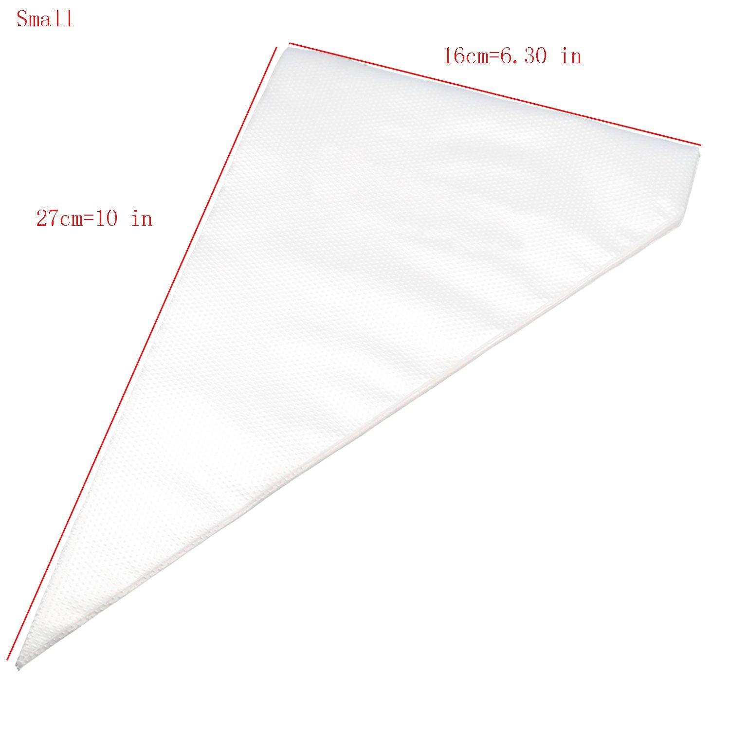 PASTRY BAG 100 PIECES 10 Inch Extra Thick Disposable Cake / Cupcake