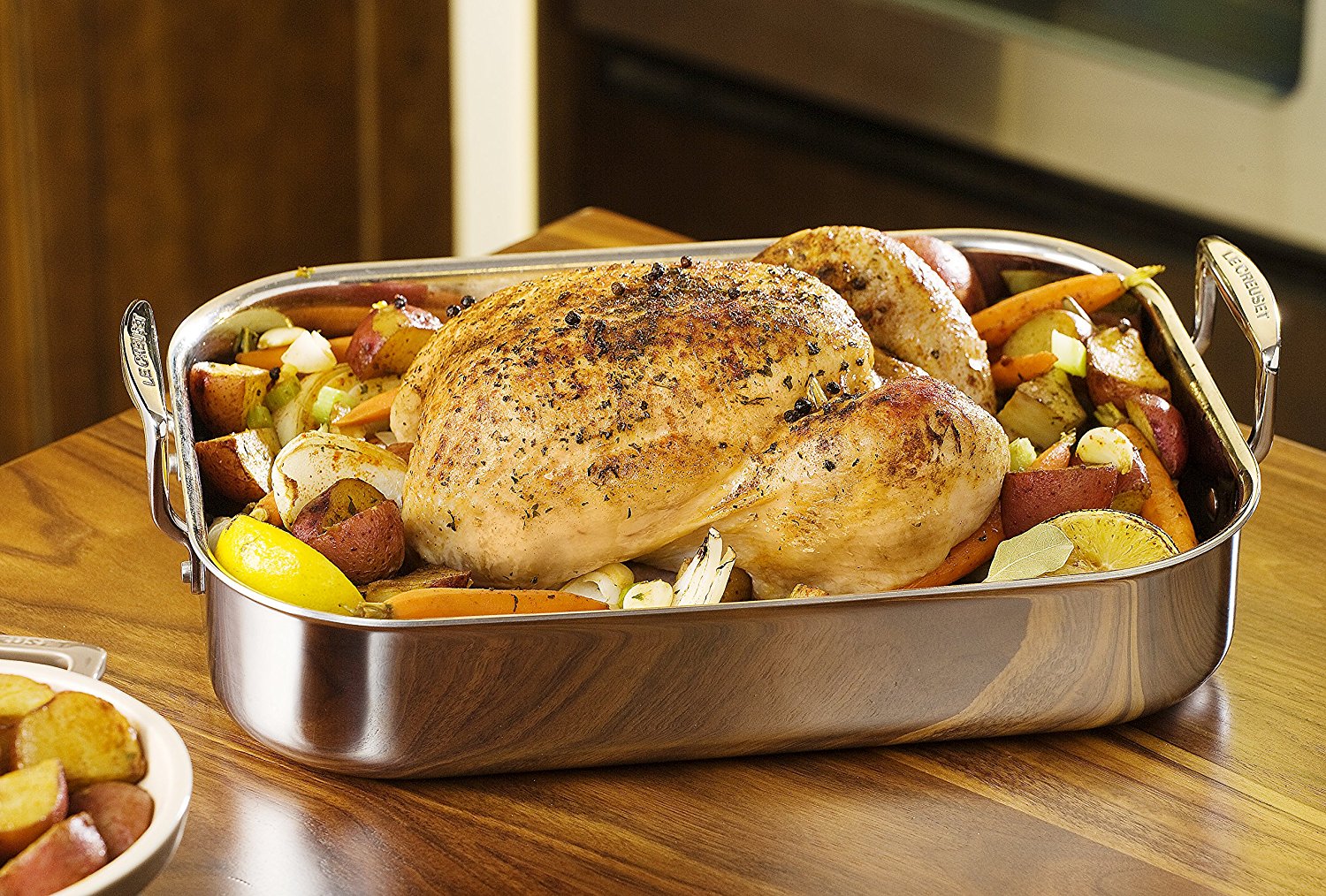 Le Creuset TriPly Stainless Steel Roasting Pan N7 free image download