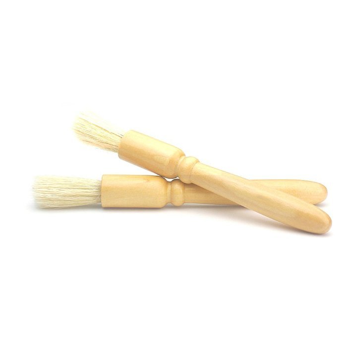 MyLifeUNIT Coffee Grinder Brush, Heavy Wood Handle & Natural Bristles