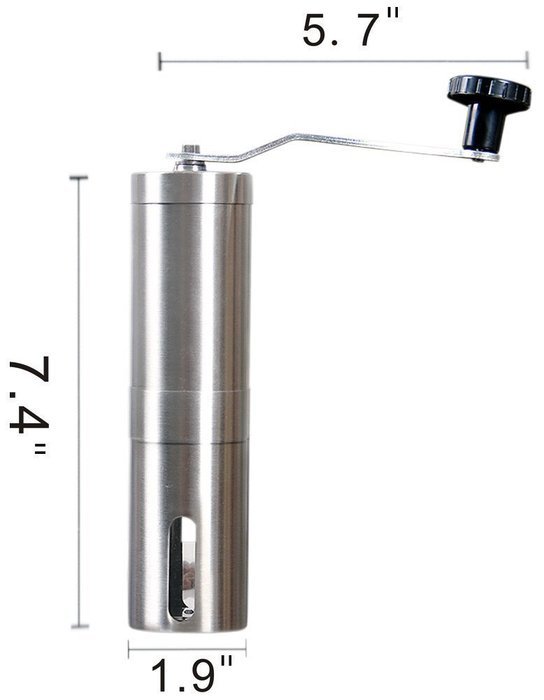 Manual Coffee Grinder with Ceramic Burr High Quality Hand Coffee Burr