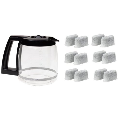 Cuisinart DCC1200PRC 12Cup Replacement Glass Carafe, Black and