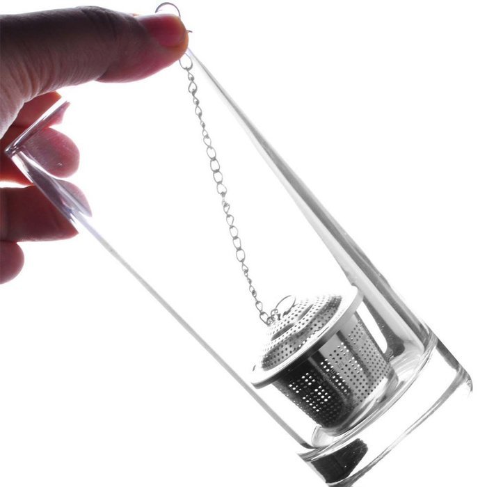 MyLifeUNIT Stainless Steel Mesh Tea Infuser for Loose Leaf Tea, Single