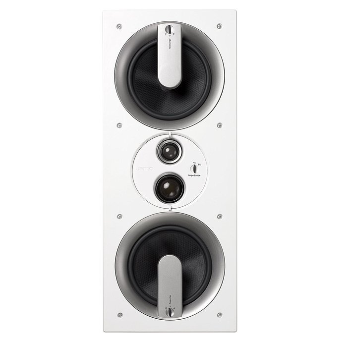 Jamo 80W 3Way InWall Speaker, White Paintable free image download