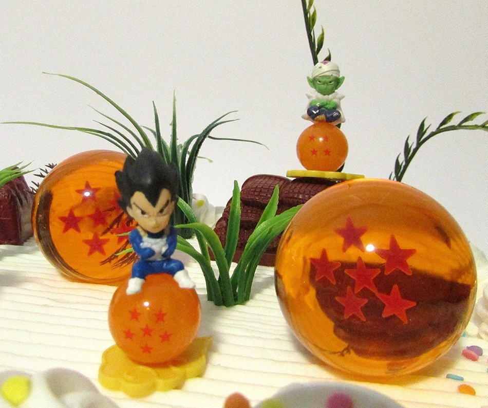 Dragon Ball Z Birthday Cake Topper Set Featuring Dragon Ball Z