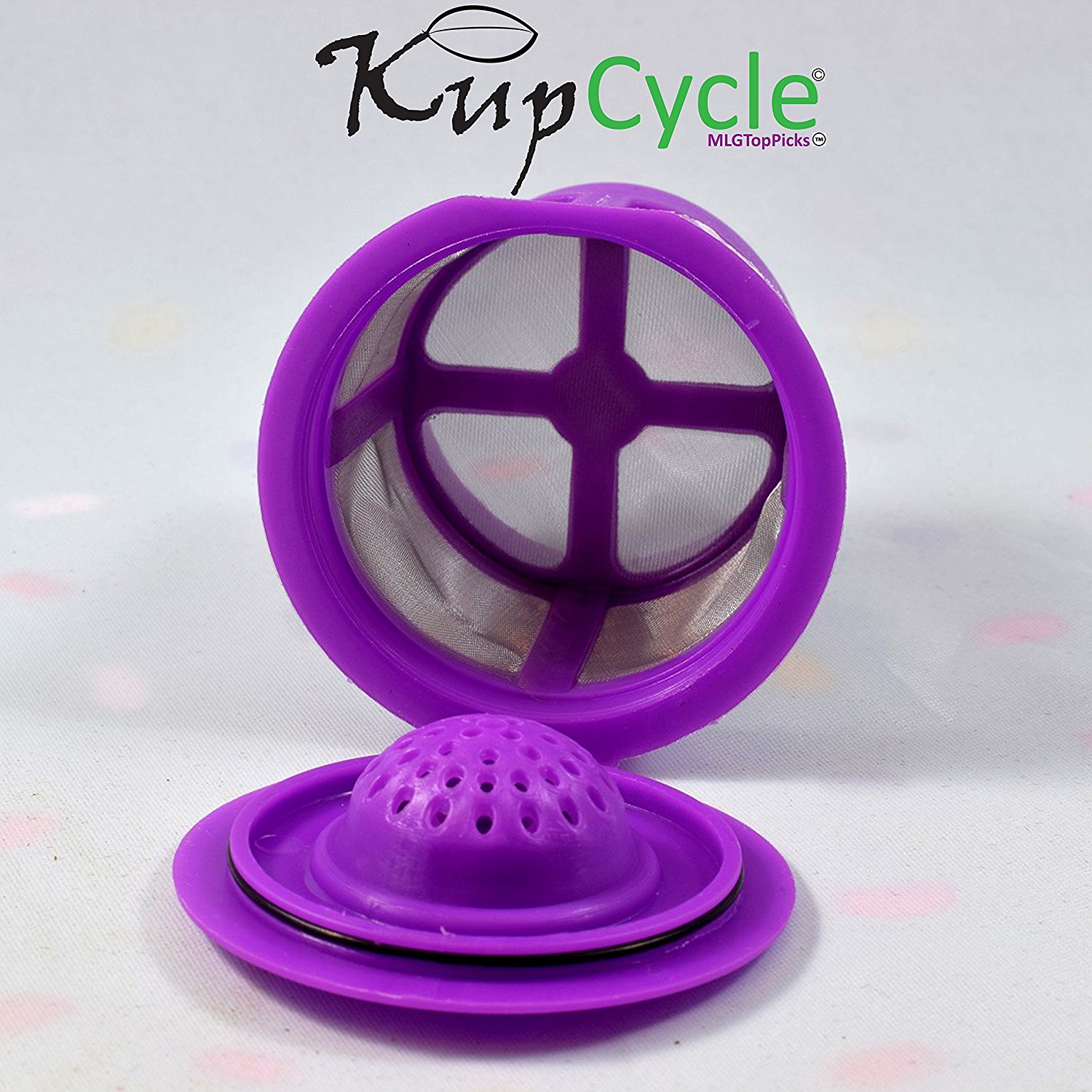 6 Pack KupCycle Reusable K Cup Filters for Keurig 2.0, Backwards