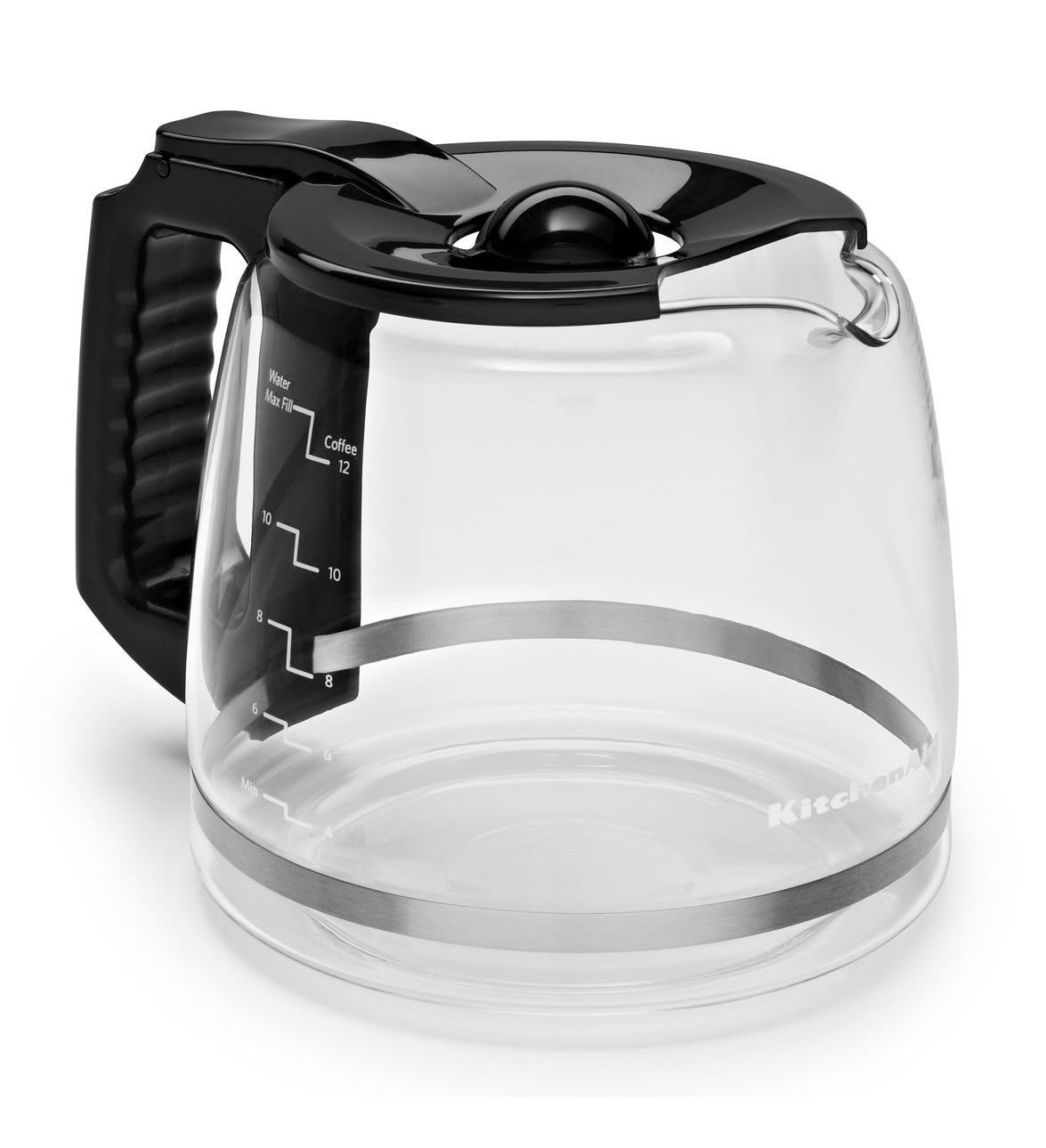 Genuine KitchenAid Replacement Glass Black Onyx 12Cup Carafe KCM11GC