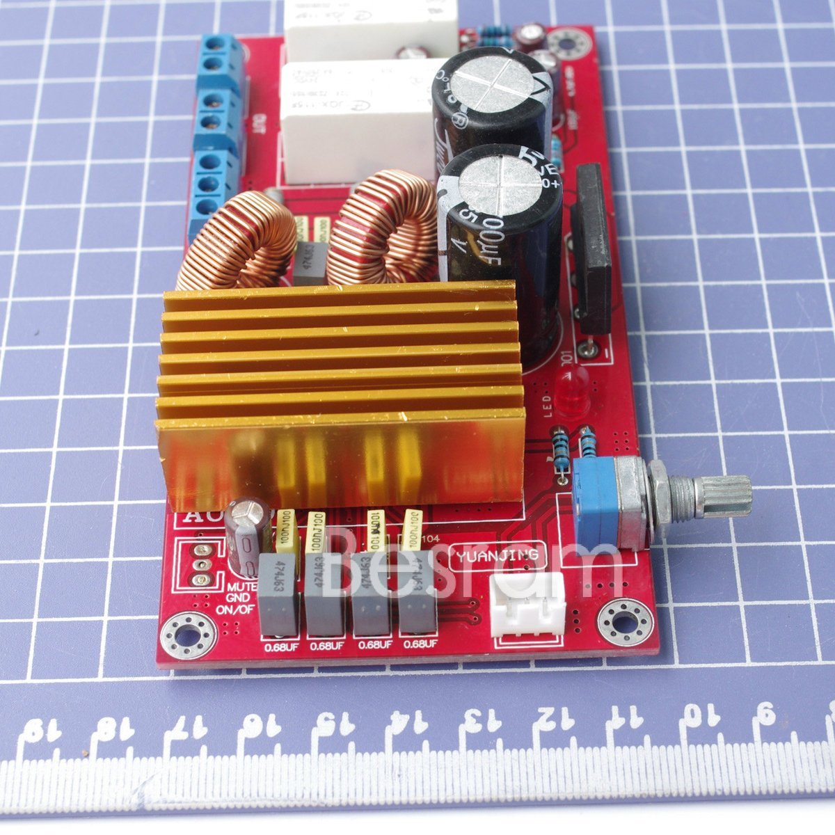 TDA8920 CLASS D relay speaker protection POWER AMPLIFIER 100W X2