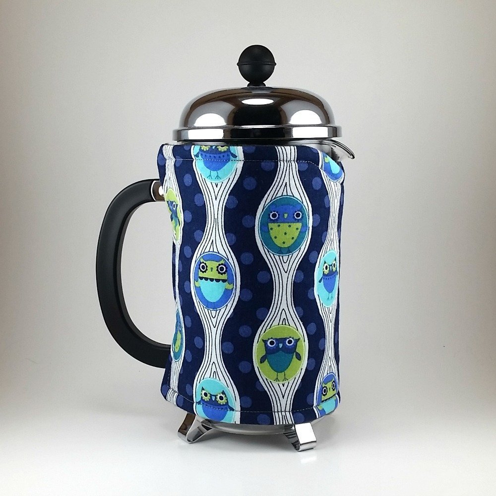 French Press Cozy, 8 cup, Cafetiere Cosy, Insulated Coffee Cover