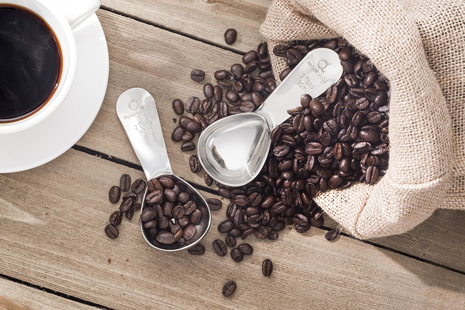 Premium Coffee Scoop (Set of 2) 2 Tablespoon (Tbsp) The Best