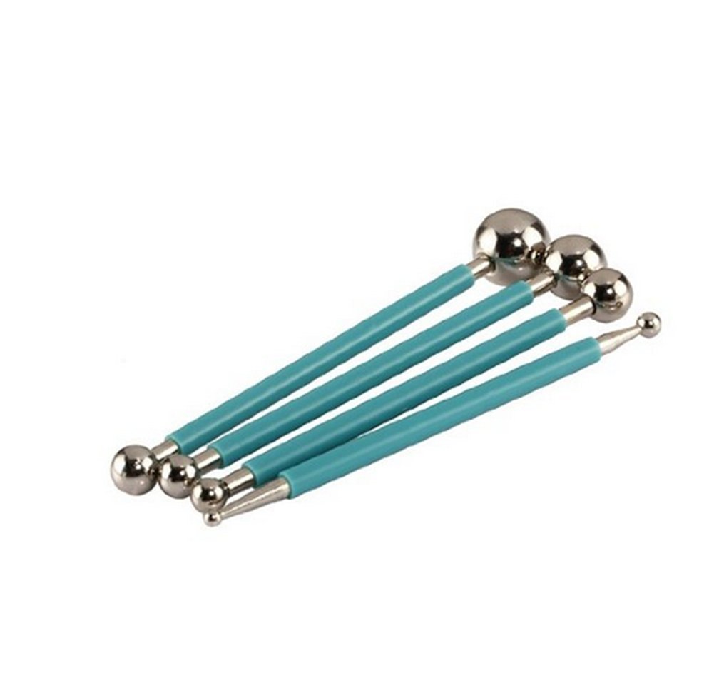 SNW 4Piece Stainless Steel Dual Head DIY Fondant Cake Decorating