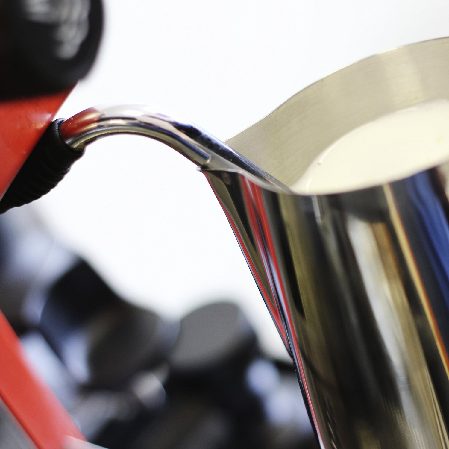 Luxica Stainless Steel Milk Frothing Pitcher with Measurement