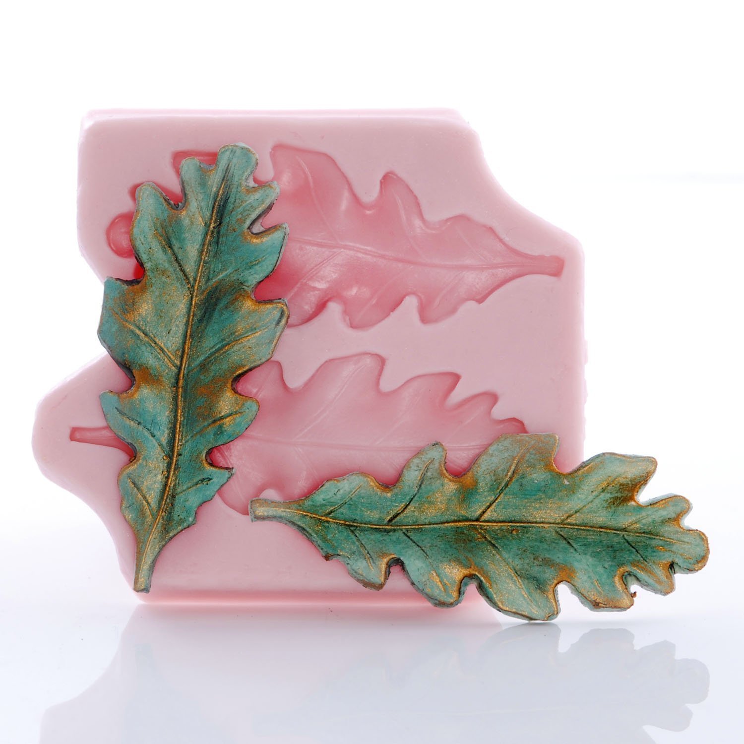 Silicone Oak Leaf Mold, Fondant, Candy, Chocolate, Food Safe, Polymer