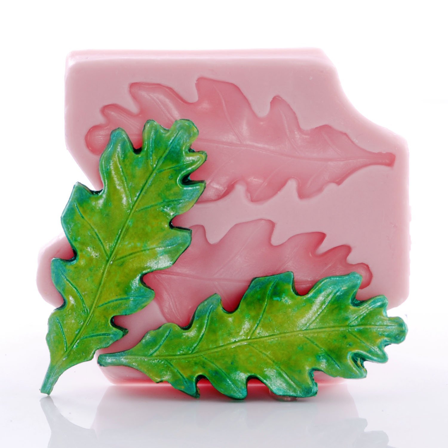 Silicone Oak Leaf Mold, Fondant, Candy, Chocolate, Food Safe, Polymer