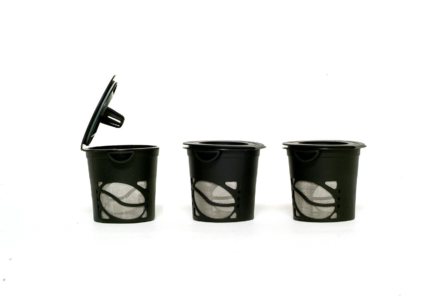 3X Reusable Coffee Pods Handy Gourmet Stainless Steel Mesh Filter Non
