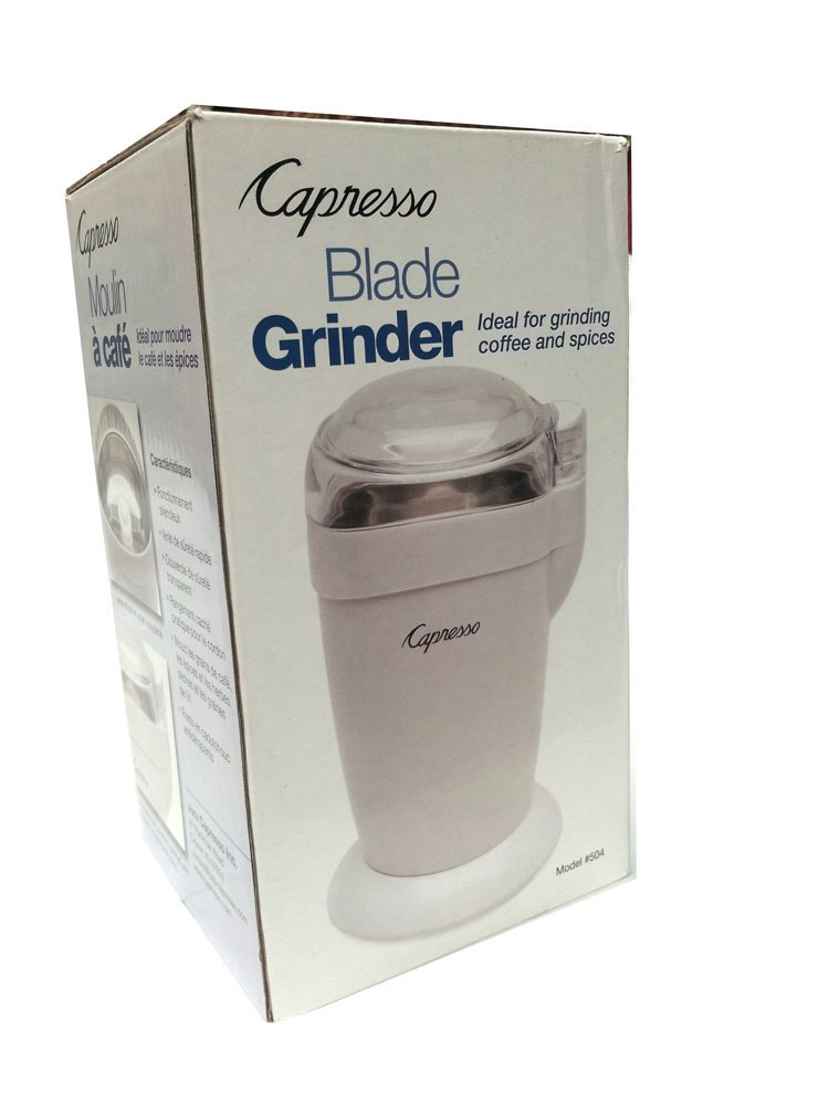 Capresso Blade Grinder For Grinding Coffee and Spices White free