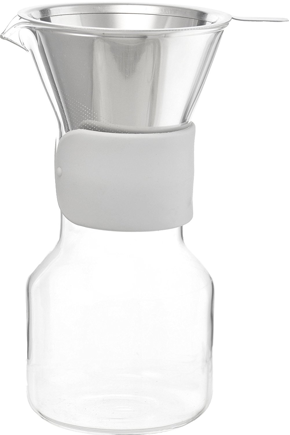 GROSCHE Austin Pour Over Coffee Maker with Permanent Stainless Steel