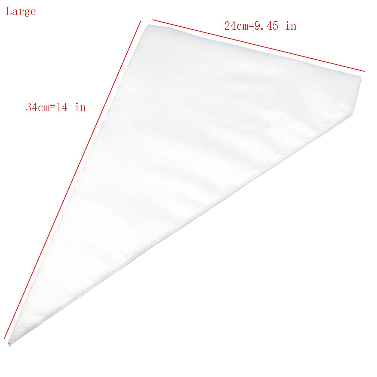 PASTRY BAG 100 PIECES 10 Inch Extra Thick Disposable Cake / Cupcake