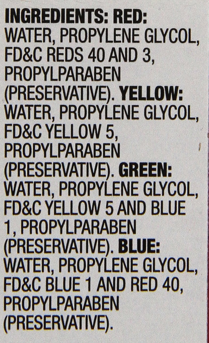 2 PACK MCCORMICK FOOD AND EGG COLORING DYE 4 Colors N7 free image